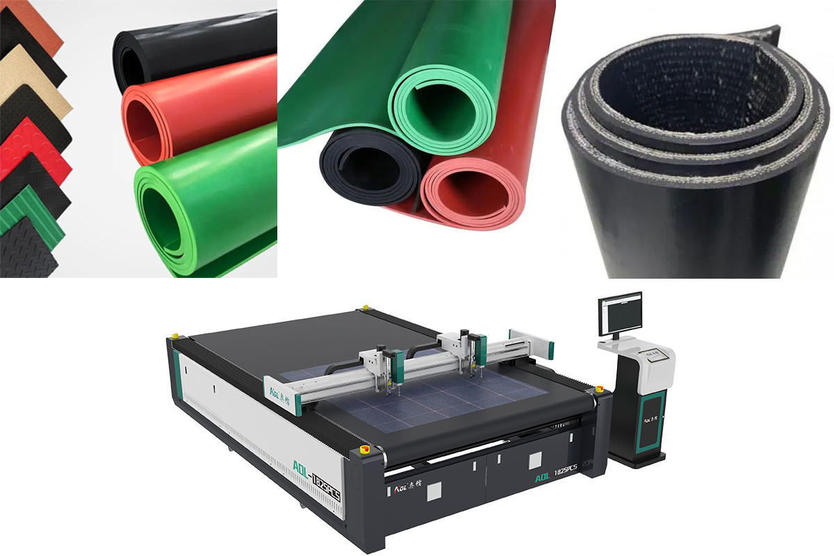 Anti-static intelligent rubber sheet cutting machine