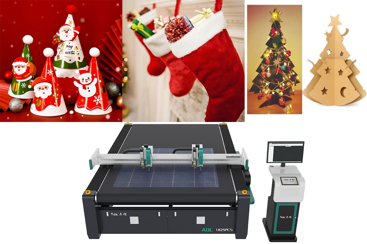 Smart Christmas Cardboard Cutting Machine