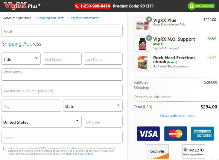 VigRX Plus - Secure Checkout 